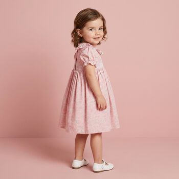 Baby Girls Pink Floral Dress