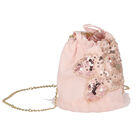 Girls Pink Embellished Sequin Bag, 1, hi-res