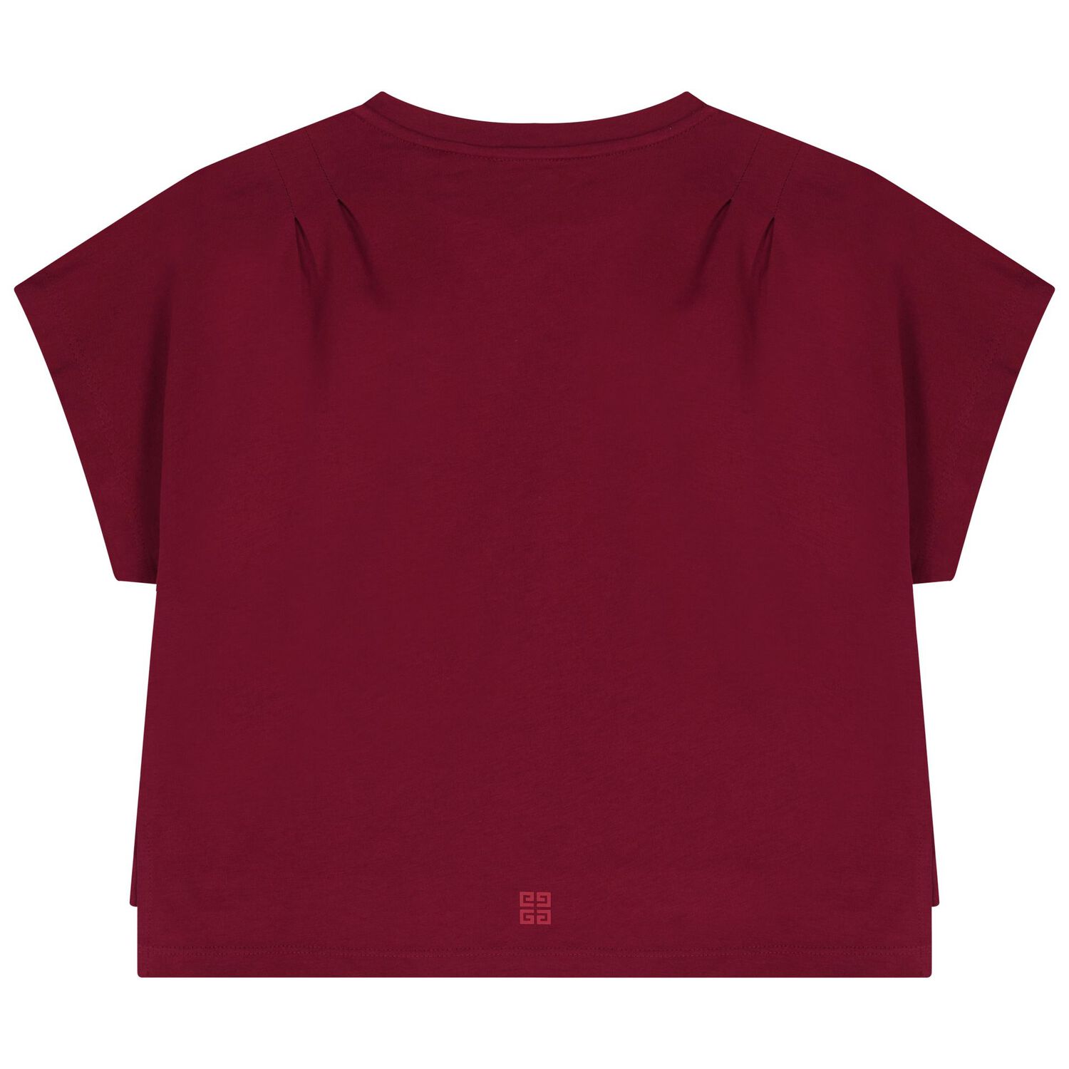Girls Burgundy Logo T-Shirt, 1, hi-res