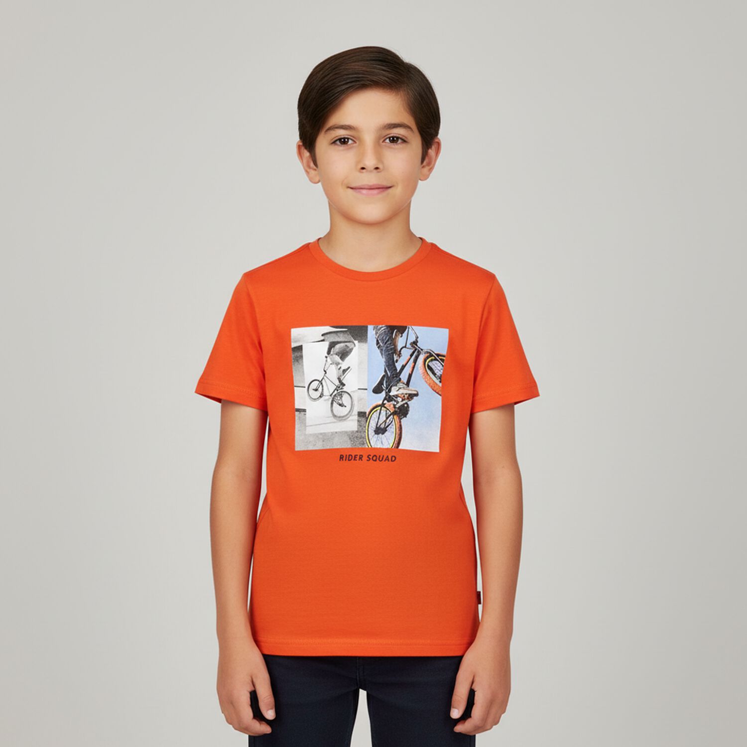 Boys Red Bicycle T-Shirt, 1, hi-res