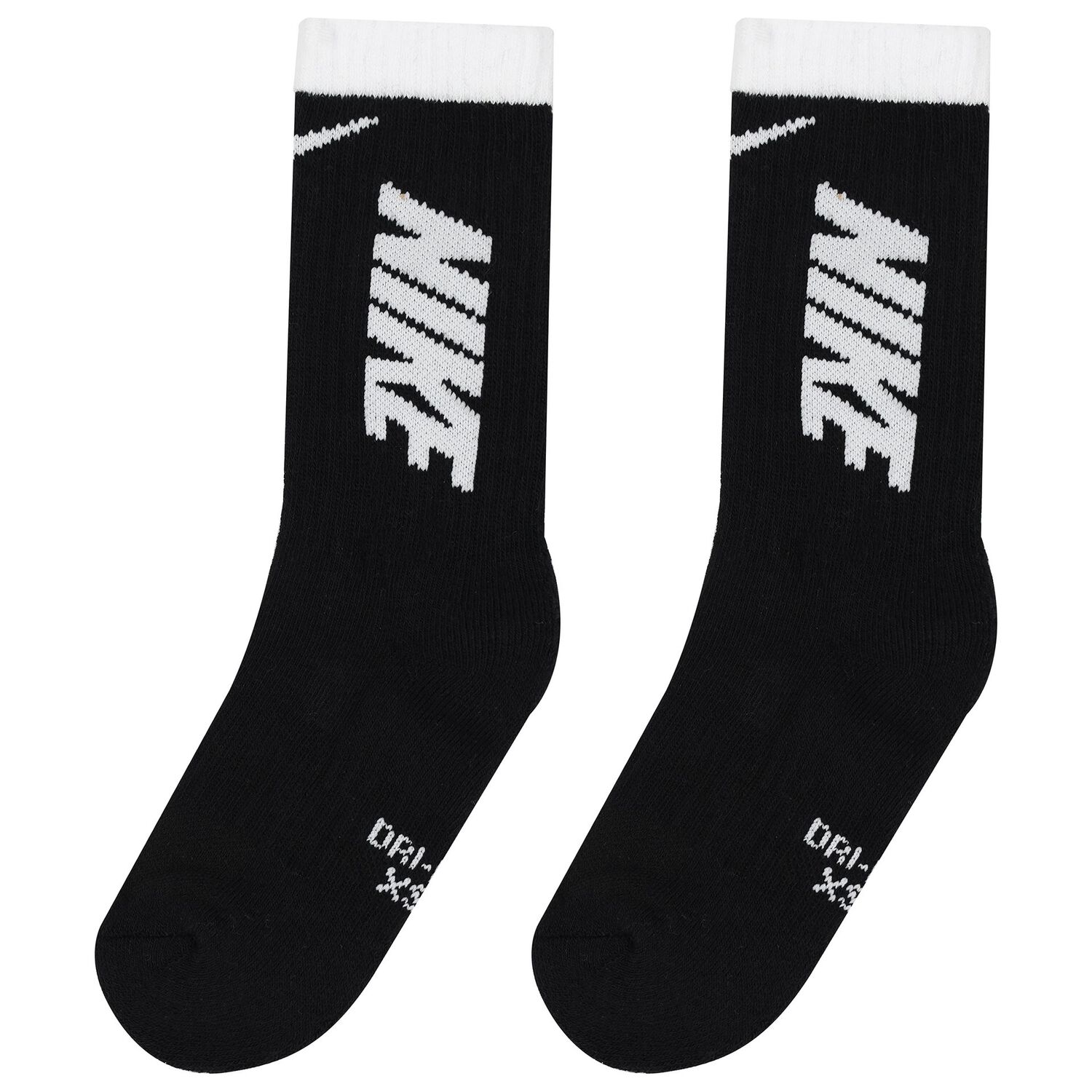 White & Black Logo Socks ( 3-Pack ), 1, hi-res image number null