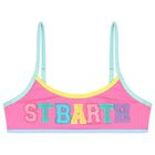 Girls Pink Logo Bikini, 1, hi-res