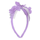 Girls Lilac Flower Headband, 2, hi-res