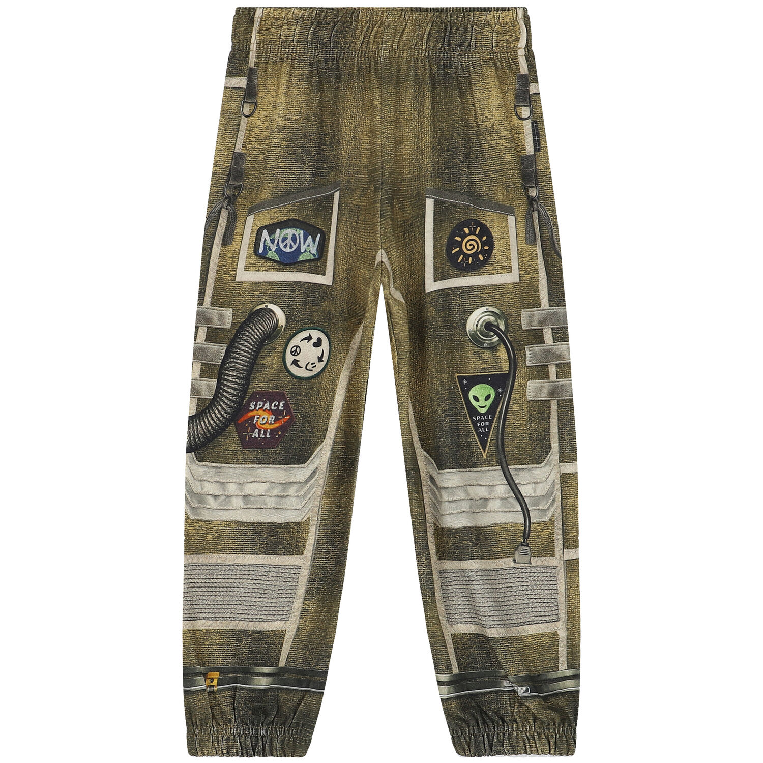 Khaki Green Space Suit Joggers, 1, hi-res