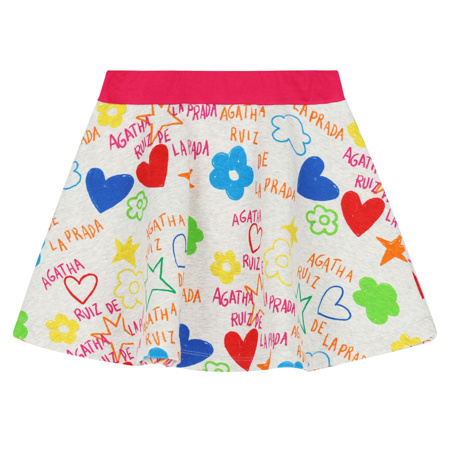 Girls Grey Logo Skirt, 1, hi-res image number null