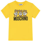 Yellow Teddy Bear Logo T-Shirt, 4, hi-res