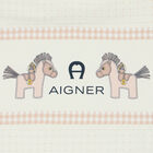 Ivory Horse & Logo Baby Nest, 1, hi-res