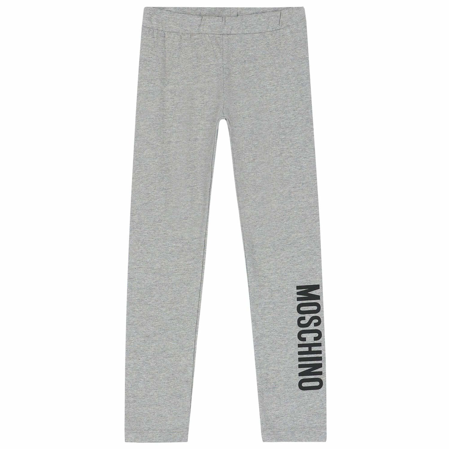 Girls Grey Logo Leggings, 2, hi-res
