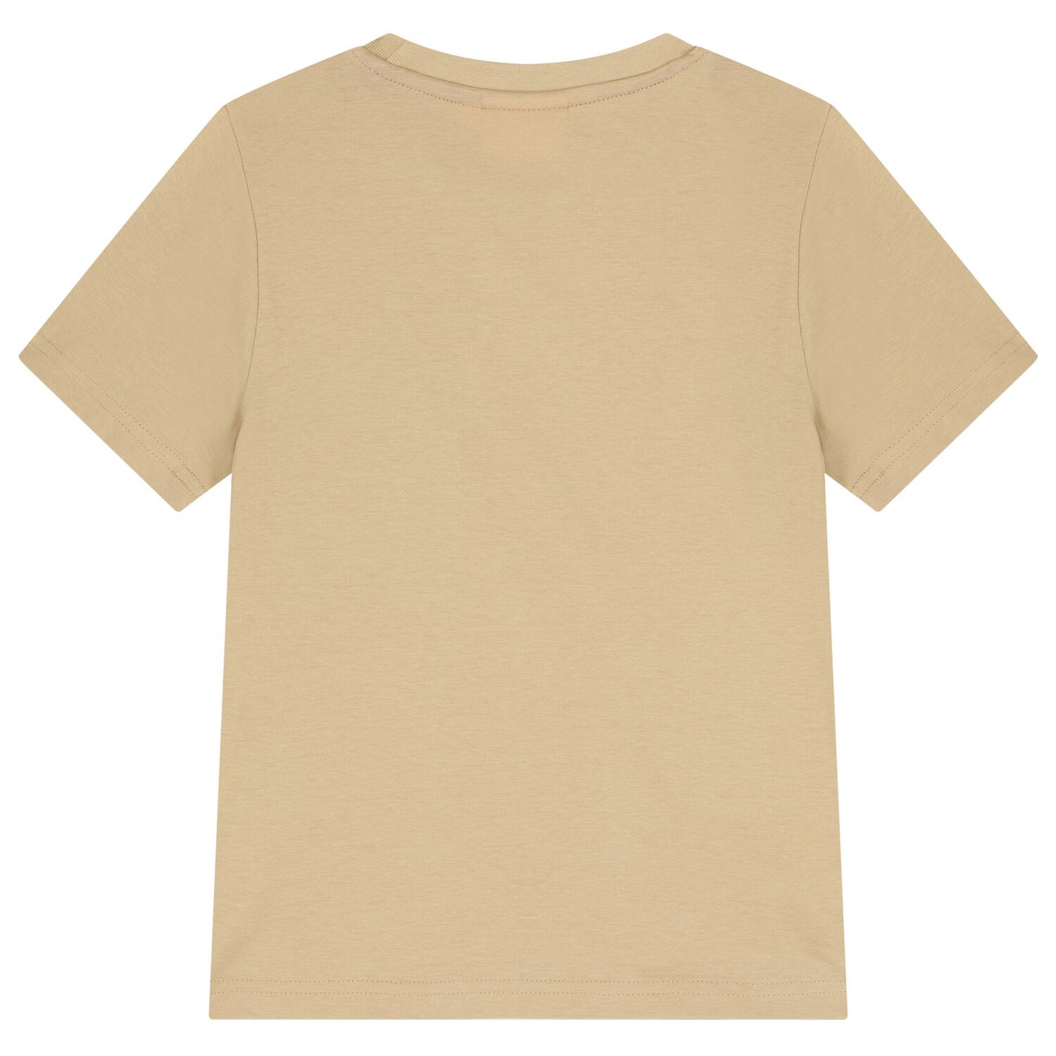 Boys Beige Logo T-Shirt, 2, hi-res