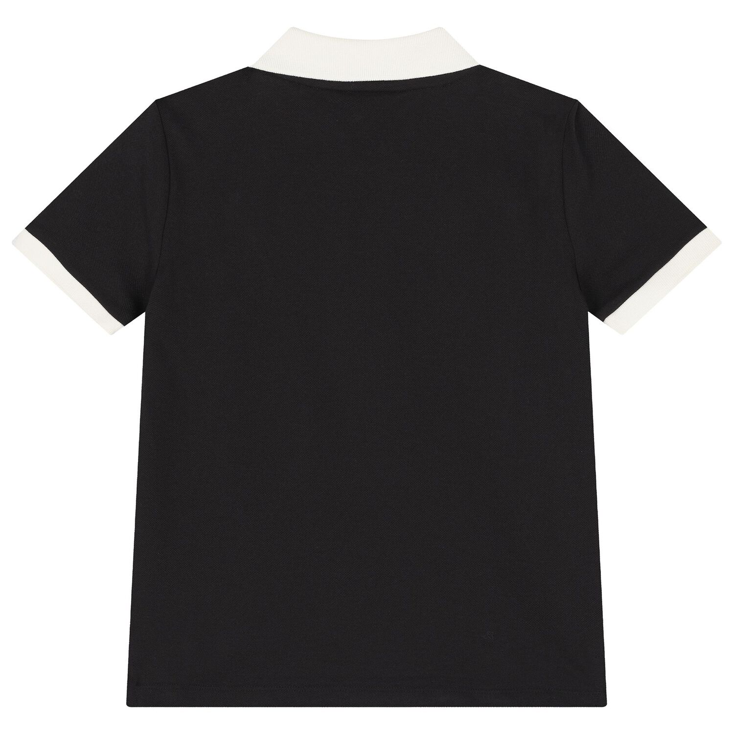 Boys Black & Ivory Polo Shirt, 1, hi-res image number null