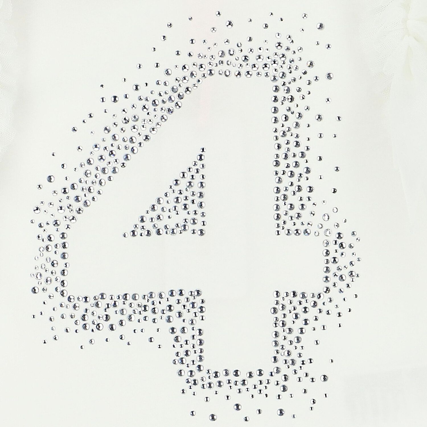 Girls White 4th Birthday T-Shirt, 8, hi-res