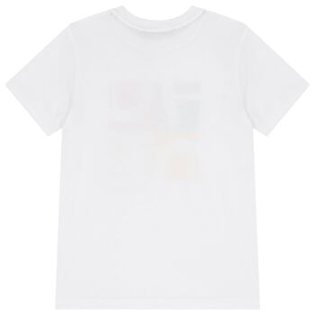Boys White Logo T-Shirt
