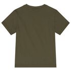 Boys Green Logo T-Shirt, 3, hi-res
