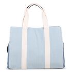 Blue Logo Denim Baby Changing Bag, 1, hi-res