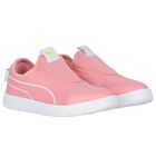 Girls Pink Courtflex v3 Slip On Trainers, 1, hi-res