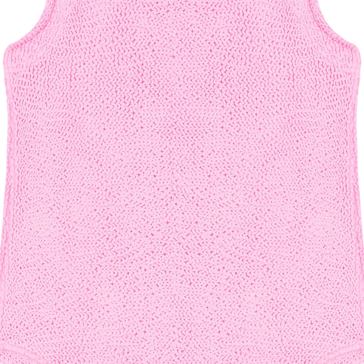 Girls Bubblegum Pink Crinkle Swimsuit, 2, hi-res
