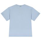 Boys Blue & Navy Blue Logo Shorts Set, 1, hi-res