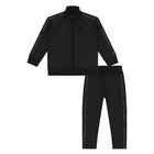 Younger Boys Black Logo Tracksuit, 1, hi-res