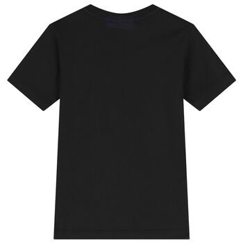 Boys Black Logo T-Shirt