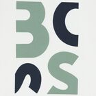 Boys White Logo T-Shirt, 1, hi-res