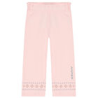 Girls Pink Logo Trousers, 1, hi-res