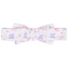 Baby Girls White Billowy Bows Headband, 1, hi-res