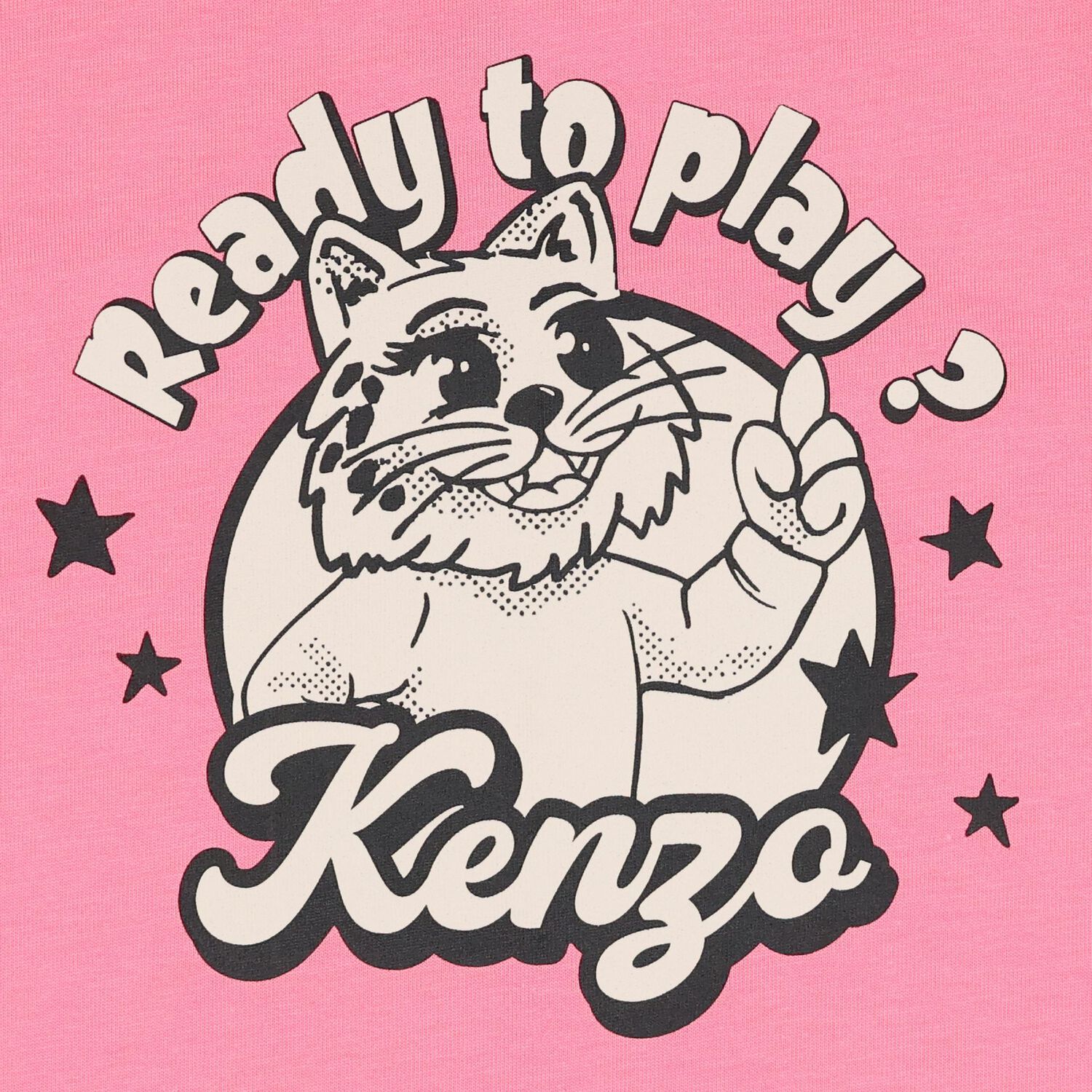 Girls Pink Tiger Logo T-Shirt, 1, hi-res