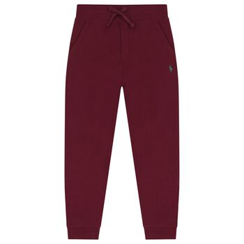 Boys Burgundy Logo Shorts
