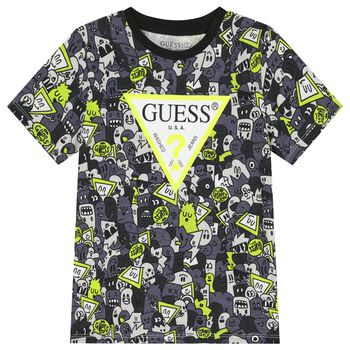 Boys Grey Logo T-Shirt