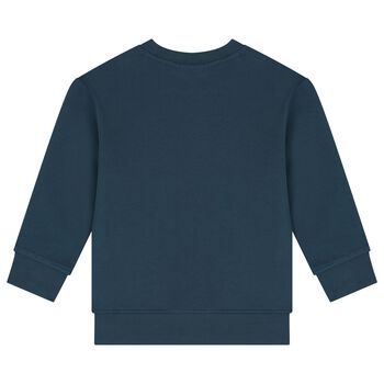 Boys Navy Blue Yeti Sweatshirt