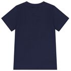 Boys Navy Blue & Grey Marvel Pyjamas, 1, hi-res