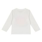 Younger Girls White Jelly Long Sleeve Top, 1, hi-res