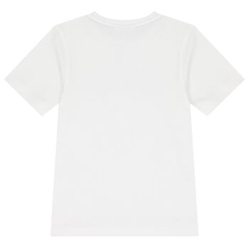 Boys White Logo T-Shirt