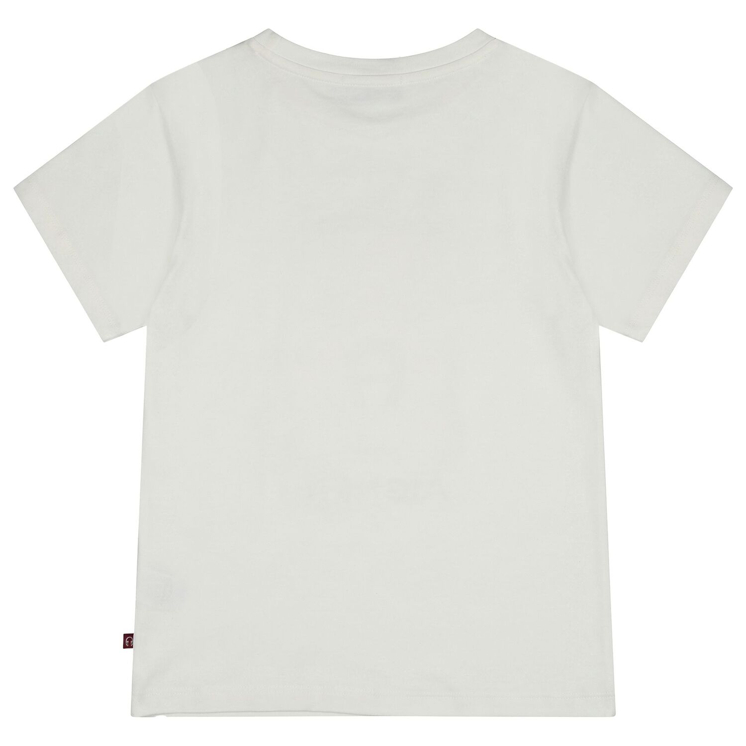 Girls Ivory Faux Fur Teddy Bear Logo T-Shirt, 1, hi-res