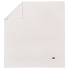 White Knitted Baby Blanket, 3, hi-res