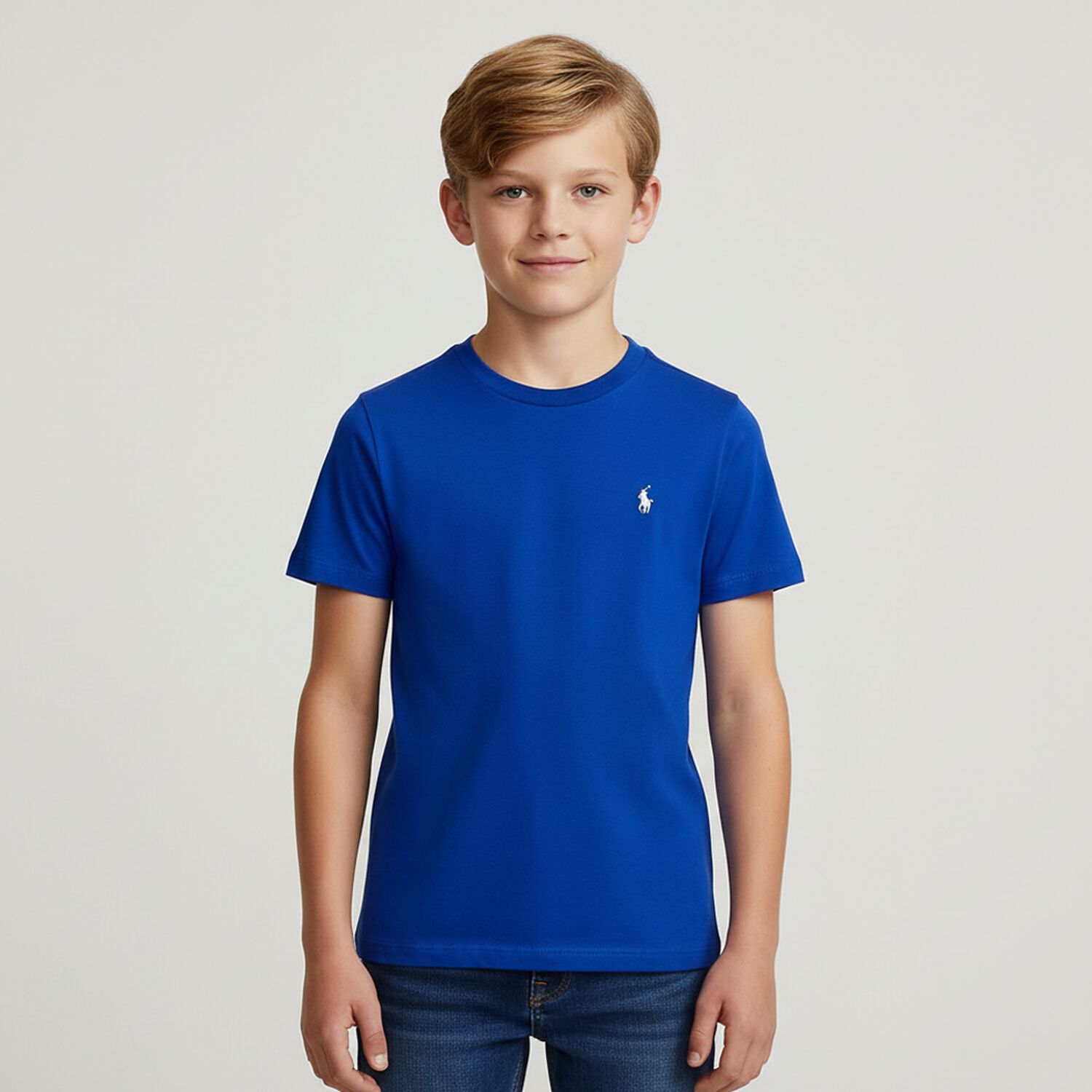 Boys Blue Logo T-Shirt, 1, hi-res image number null