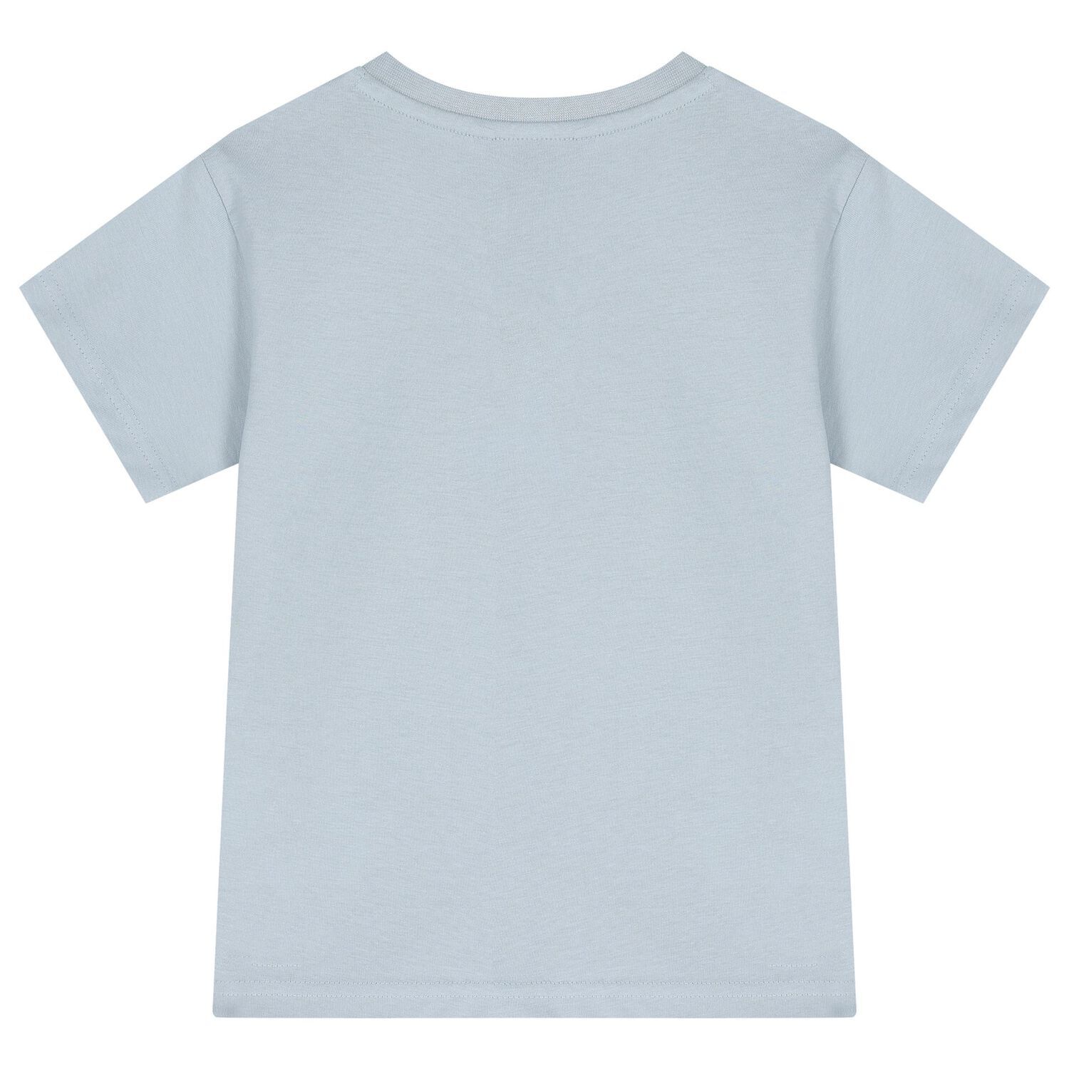 Boys Blue Embossed T-Shirt, 1, hi-res image number null