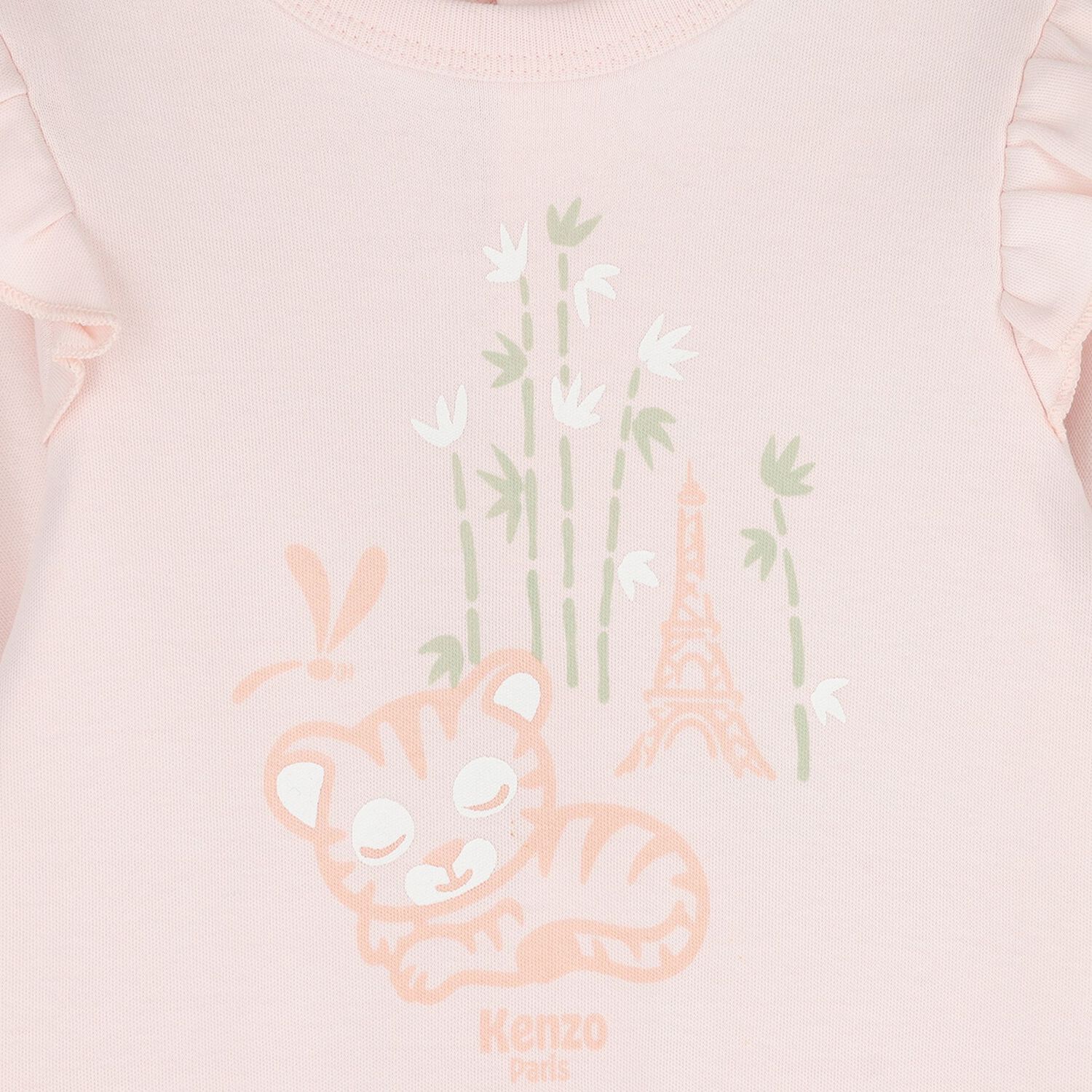Baby Girls Pink Tiger Babygrow Gift Set, 1, hi-res