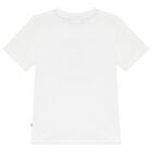 Boys White Logo T-Shirt, 2, hi-res