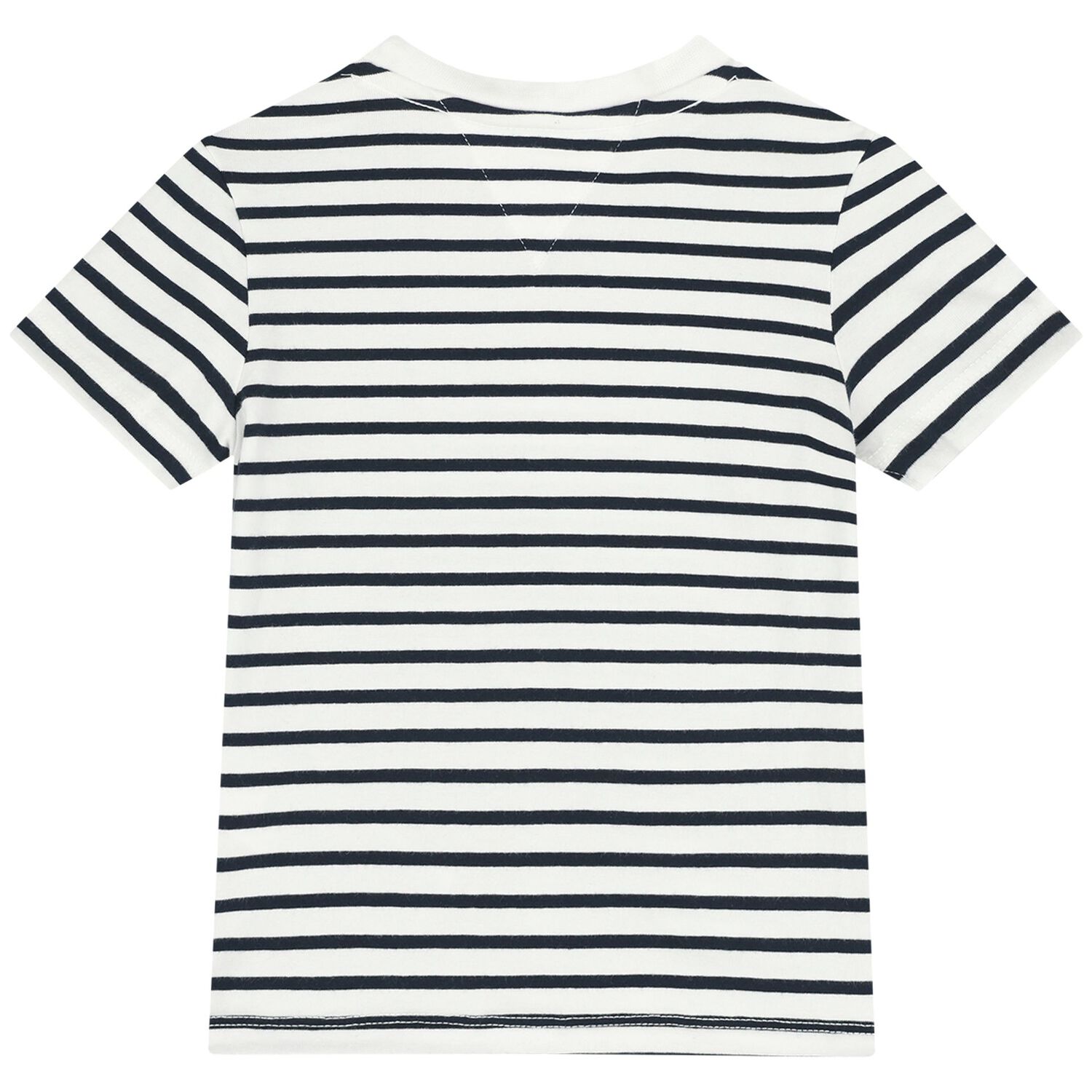 Baby Boys White & Navy Blue Striped Shorts Set, 1, hi-res