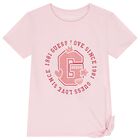 Girls Pink Logo T-Shirt, 2, hi-res