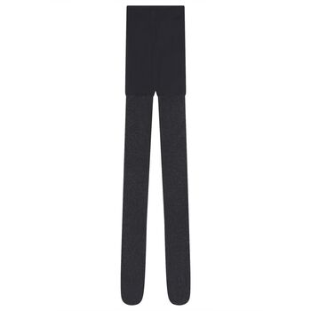 Girls Black Lurex Tights
