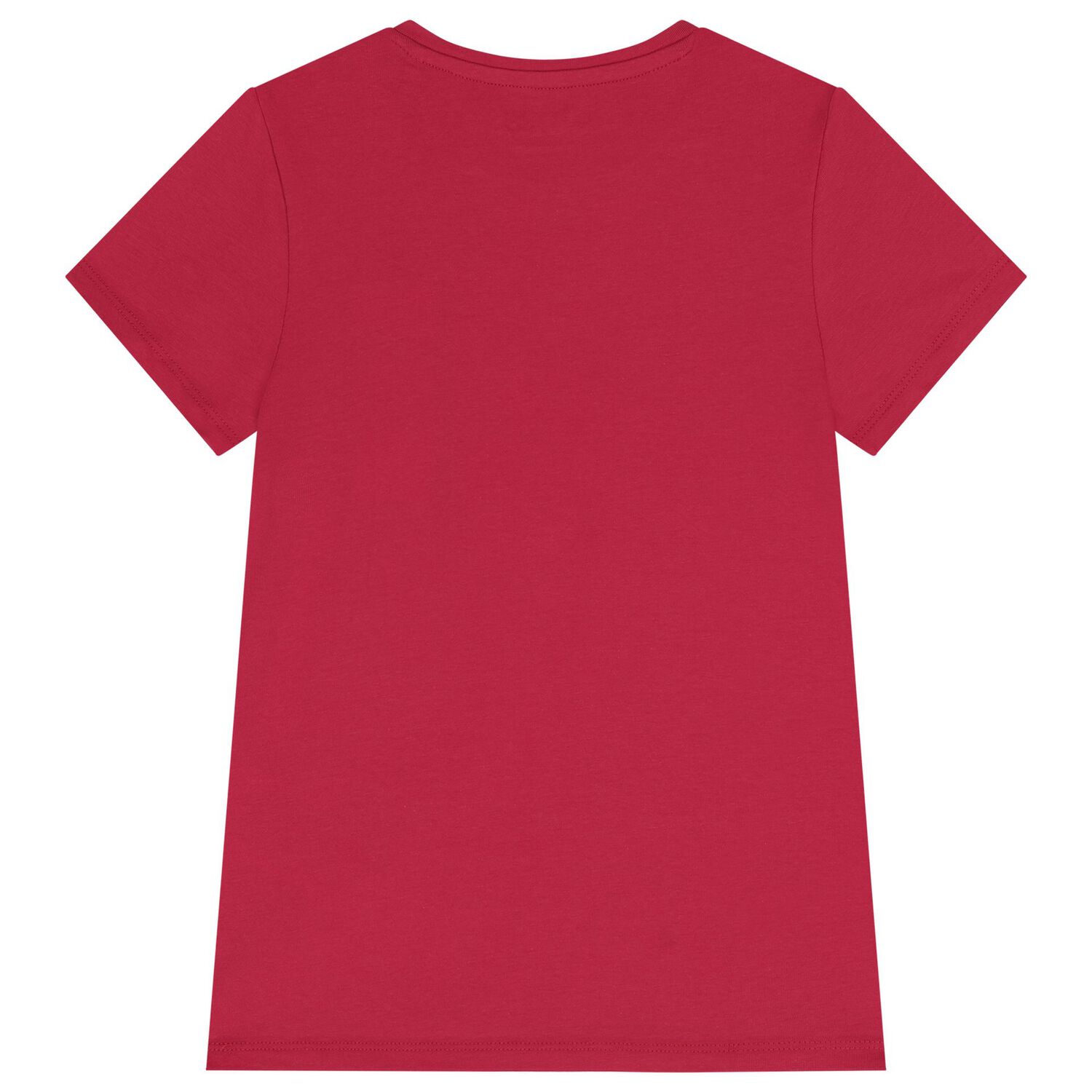 Girls Red Logo T-Shirt, 2, hi-res