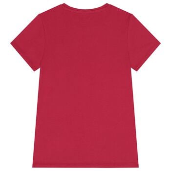 Girls Red Logo T-Shirt