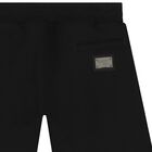 Black Logo Shorts, 1, hi-res