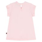 Younger Girls Pink Butterflies Logo T-Shirt, 2, hi-res