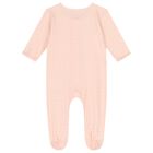 Baby Girls Pink Logo Babygrow Gift Set, 2, hi-res
