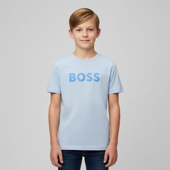 Boys Blue Logo T-Shirt