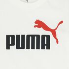 Boys White & Black Logo Shorts Set, 1, hi-res