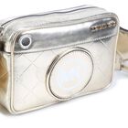 Girls Gold Logo Shoulder Bag, 1, hi-res